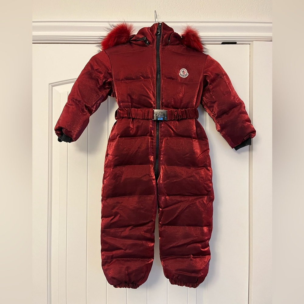 Moncler Girls Iridescent Snowsuit